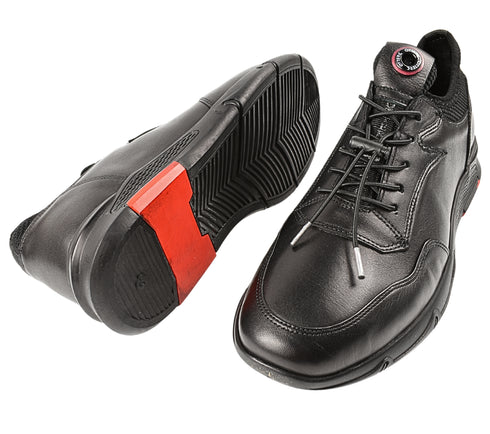 Pantofi casual, barbati, OTTER, 95150 negru, piele naturala